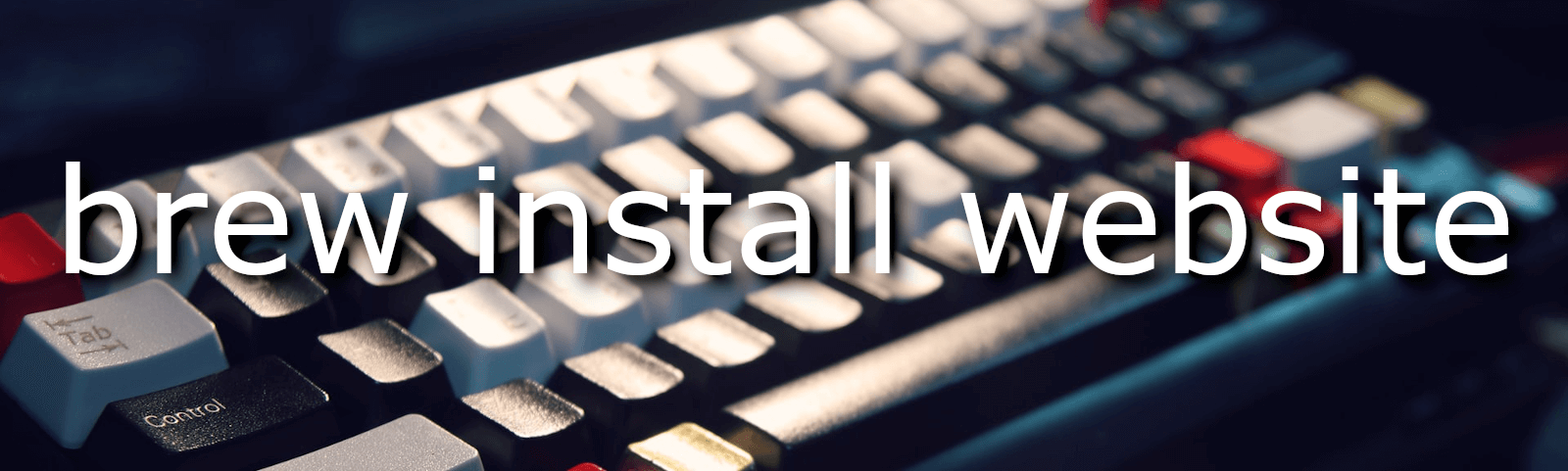 How I setup this website and deployed to production /2021/01/creating-this-website/install-website-cover.png